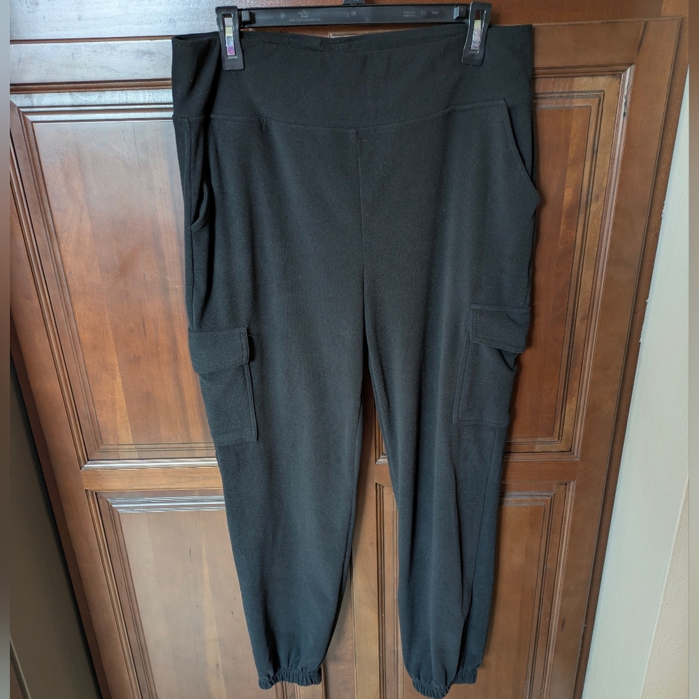 A New Day Black Women's Fleece Jogger Pants